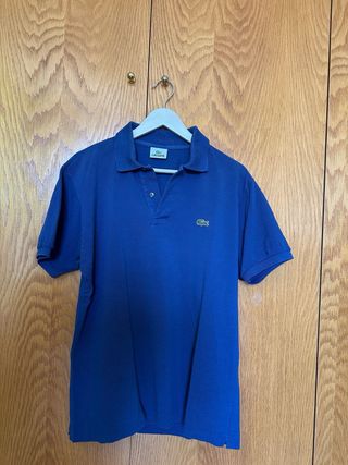Polo Lacoste azul marino Talla L