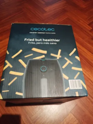 Cecotec Freidora de Aire Negra