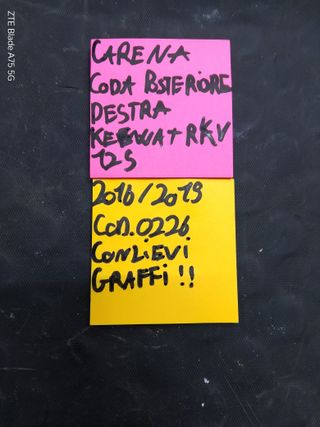 Carena coda posteriore destra Keeway RKV 125