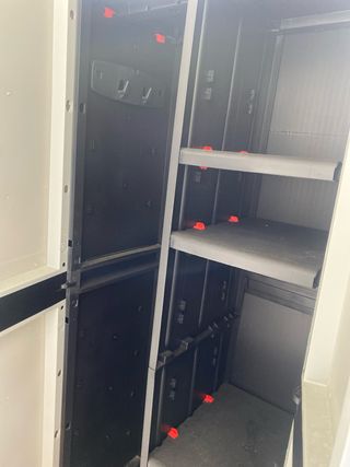 Armario Escobero PIU Leroy Merlin Gris