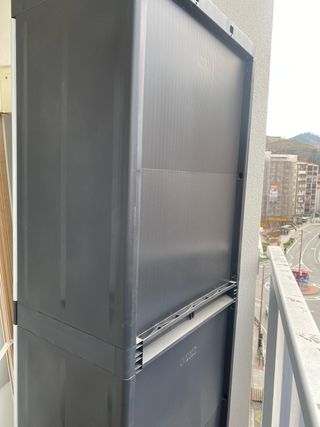 Armario Escobero PIU Leroy Merlin Gris