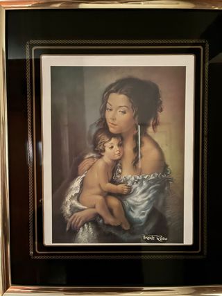 Cuadro Madre e Hijo Vicente Roso