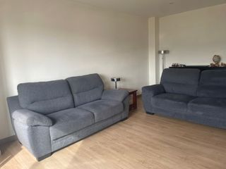 Sofá 3 plazas gris (2 unidades)