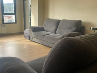 Sofá 3 plazas gris (2 unidades)