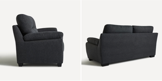 Sofá 3 plazas gris (2 unidades)