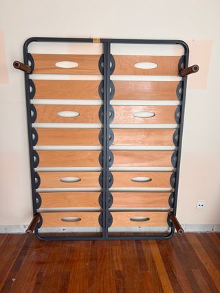 Somier metálico y de madera