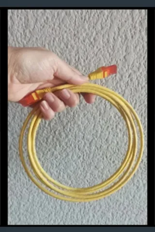 Cable de red Ethernet amarillo NUEVO