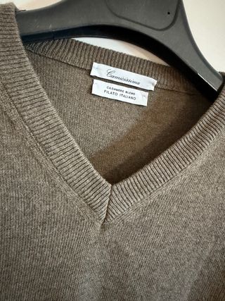 Maglioncino Camicissima Cashmere Marrone Uomo