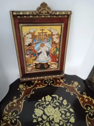 Retablo religioso madera