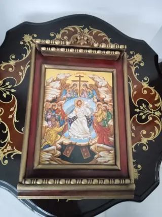 Retablo religioso madera