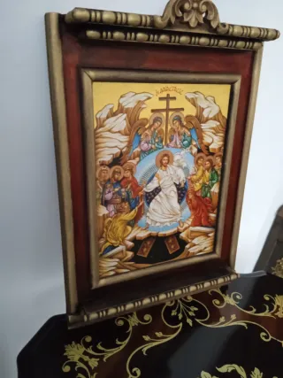 Retablo religioso madera