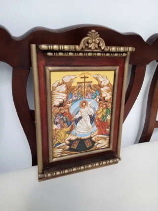 Retablo religioso madera