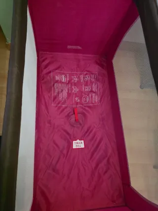 Cuna de viaje Asalvo Baby rosa