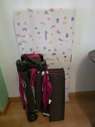 Cuna de viaje Asalvo Baby rosa