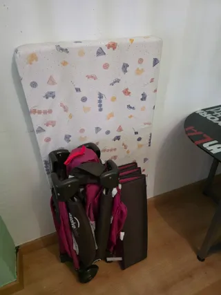 Cuna de viaje Asalvo Baby rosa