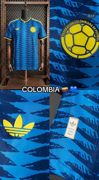 Camiseta Selección Colombia Visitante Adidas