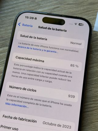 iPhone 15 Pro Negro/Gris