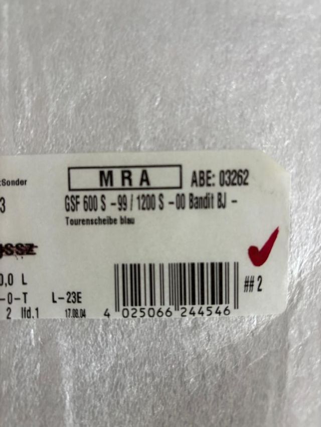 Parabrisas MRA Azul Suzuki GSX 600/1200 Bandit