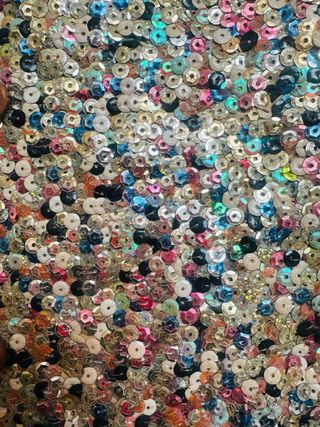 Borsa spiaggia cuoio,paglia e paillettes