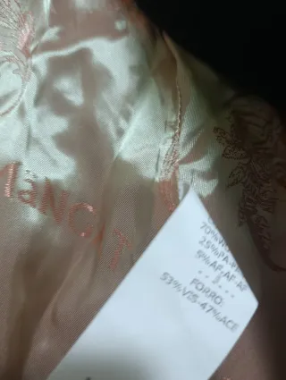 Abrigo Mangata Negro Talla M