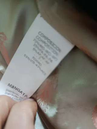 Abrigo Mangata Negro Talla M