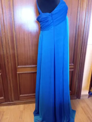 Vestido H&M viral degradado azul T.44