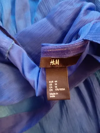 Vestido H&M viral degradado azul T.44