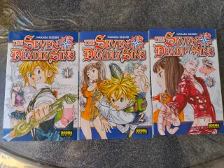 The Seven Deadly Sins 1, 2 y 3 con cofre