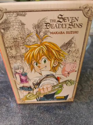 The Seven Deadly Sins 1, 2 y 3 con cofre
