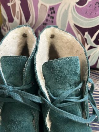 Botines de velo cuero mujer talla 40 Sanita