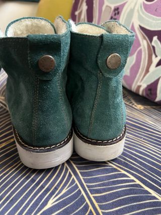 Botines de velo cuero mujer talla 40 Sanita