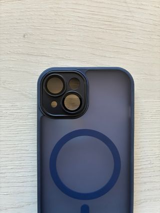 Funda iPhone 15 Azul con protector