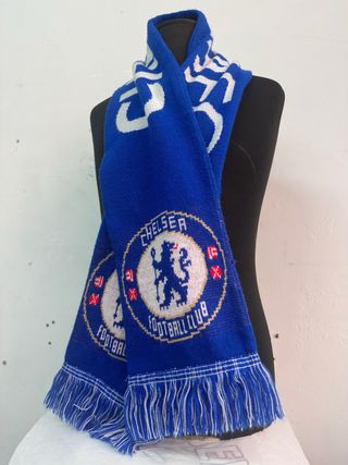 Bufanda Chelsea FC Azul y Blanca