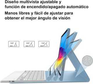 FUNDA TECLADO IPAD A16 11Gen 2025 + Metapen A8