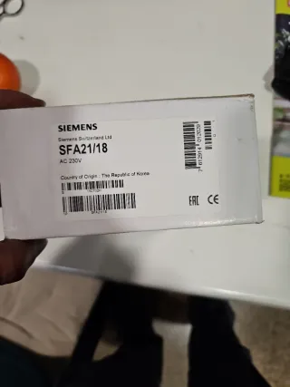 Siemens SFA21/18 AC 230V Válvula