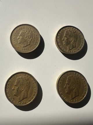 4 Monedas 100 Pesetas España