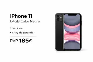 iPhone 11 64GB Nero Seminuovo