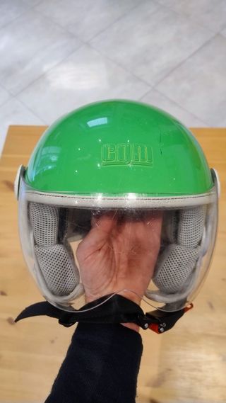 Casco Givi Young bambino verde scooter