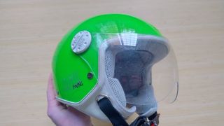 Casco Givi Young bambino verde scooter
