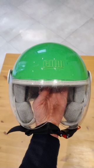 Casco Givi Young bambino verde scooter