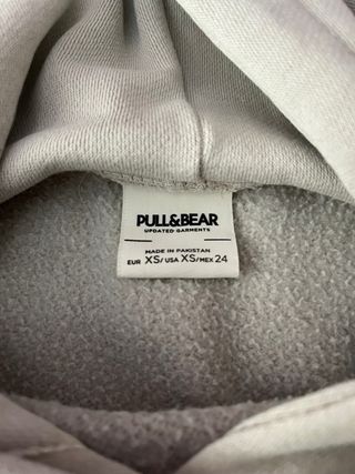 Sudadera Pull and Bear Beige Talla XS