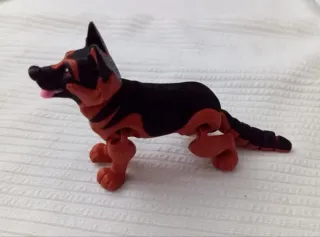 Figura Perro Pastor Alemán  Articulado! (NUEVO)
