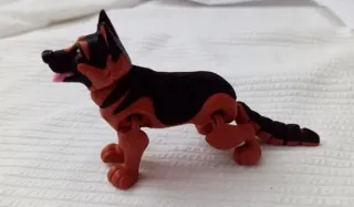 Figura Perro Pastor Alemán  Articulado! (NUEVO)