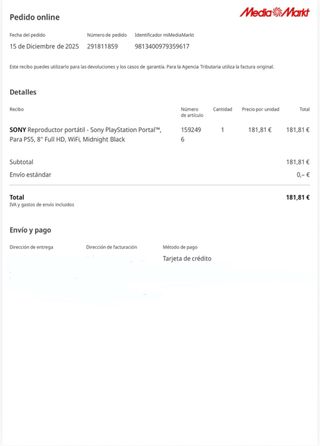 PlayStation Portal Sony Negro