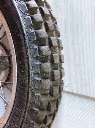 Rueda Trasera Moto Trial Clásico