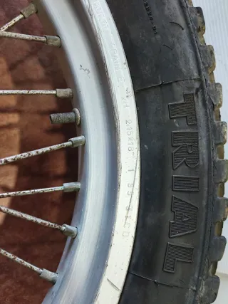 Rueda Trasera Moto Trial Clásico