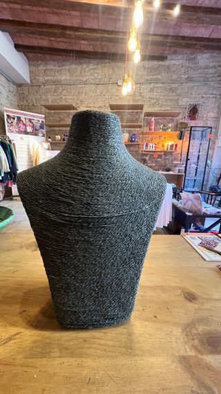 Expositor joyero tienda negro/gris