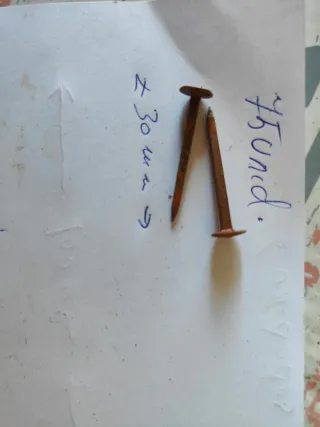 30 Clavos vintage imitando oxido oxidados,vintag