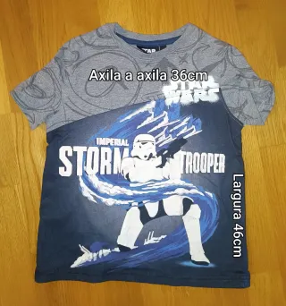 Lote 10 camisetas niño/a 7 años