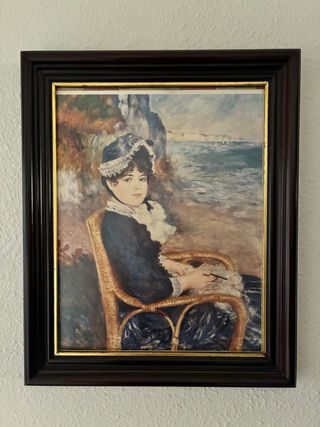 Cuadro Por la orilla del mar Pierre-Auguste Renoir